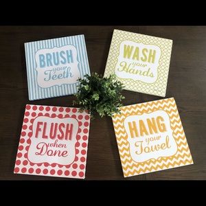 Fun Set of Bathroom Decor